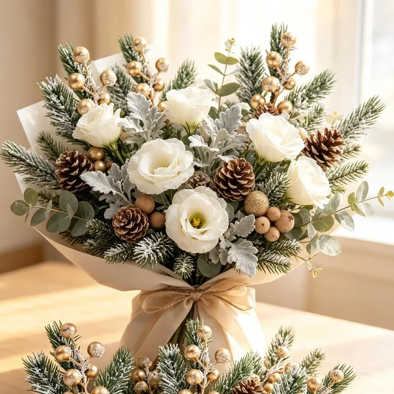 Christmas  Snow Pine Needle Br - Florist Supply Bulk review and price